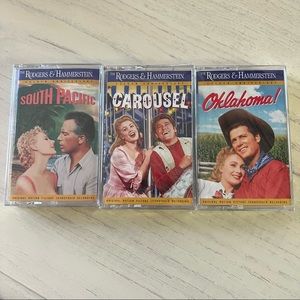Rodgers and Hammerstein Oklahoma, South Pacific, and Carousel NWT cassette tapes